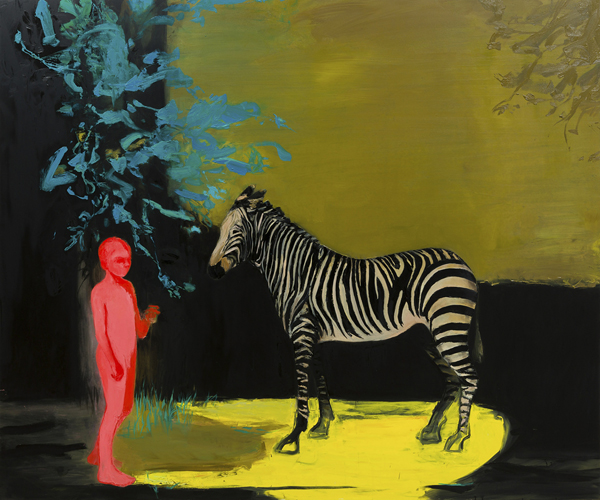 Lost in the Pleasure Gardens, 2016, Oil on canvas, 203 x 244 cm