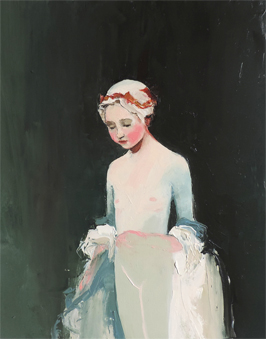 Unstitched Seams, 2013, Oil on canvas, 50cm x 40cm